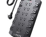 Power Strip, Surge Protector With 22 Outlets, 2 Usb-C And 4 Usb-A, 2100J... - £59.32 GBP