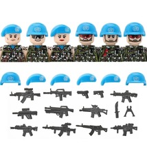 6PCS Modern City SWAT Ghost Commando Special Forces Army Soldier Figures F104-1 - £17.52 GBP
