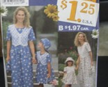Simplicity 7528 Misses &amp; Girl&#39;s Dress Pattern - Size XS-XL &amp; Girl&#39;s 3-8 - £5.62 GBP