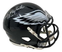Jordan Mailata Signed Philadelphia Eagles Alternate Black Mini Speed Helmet BAS - £121.68 GBP