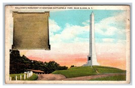 Sullivan Monument Newtown Battlefield Elmira New York NY UNP WB Postcard P23 - $2.92