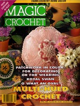 Magic Crochet Vintage Magazine Number 89 Multi-Hued Crochet Patchwork in Color - £7.03 GBP