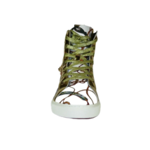 Mens High Top Shoes FIESSO by AURELIO GARCIA Chain Medusa Celebrity 2421 White image 3