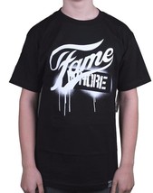 Dissizit! Uomo Navy o Nero Fama Whore Slick La Graffiti Pittura Drip T-S... - $307.31 MXN