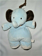 Child Of Mine Carters Blue Brown Elephant Musical Crib Toy Plays Brahms Nwot 11&quot; - £18.12 GBP