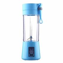 13-Ounce USB-Rechargeable Fruit Blender - Blue - £30.83 GBP