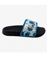 AND1 Shatter Black Light Blue White Mens Sandal Slide - $16.95