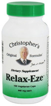 Dr. Christopher&#39;s Formulas Relax - Eze 100 Vegie Caps - $17.81