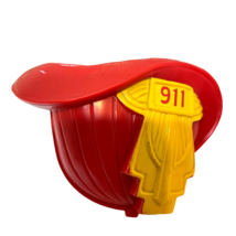 Vintage Giftco 911 Firefighter Helmet Collectible Magnet 3.5 x 2.5&quot; Red ... - £14.12 GBP