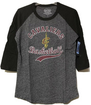 Cleveland Cavaliers Womens #23 Lebron James 3/4 Sleeve T Shirt Size Large New - £7.85 GBP