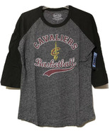 Cleveland Cavaliers Womens #23 Lebron James 3/4 Sleeve T Shirt Size Large New - $9.99