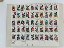 U.S. Sheet of 50 Mint Postage Stamps-20 Cent State Birds Flowers  1981 - £11.14 GBP