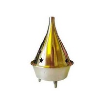 3 Brass Cone And Resin Incense Burner - $8.63