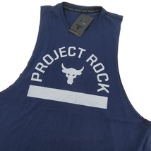 Under Armour Project Rock Payoff Bull Tank Men&#39;s Size Large NEW 1383195-410 - $34.95