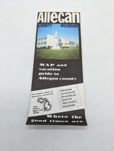 Vintage 1977 Allegan County Michigan Map Brochure - $11.14