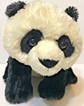 Aurora Destination Nation Panda Bear 12&quot; Plush Stuffed Black and White Soft - £11.65 GBP