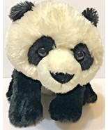 Aurora Destination Nation Panda Bear 12&quot; Plush Stuffed Black and White Soft - £11.55 GBP
