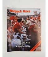 1981 Wolfpack News NC State vs. Penn State Football Program Book Nittany... - £18.65 GBP