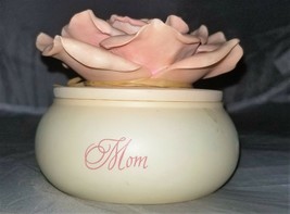 Collectable Pink Rose Keepsake Mom Jar - $9.95