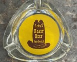 Vintage Arby&#39;s Roast Beef Yellow Background triangle Ashtray tall hat de... - $24.31