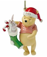 Lenox Disney 2022 Pooh with Piglet Figurine Ornament Christmas Surprise NEW - $19.00
