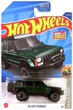 Hot Wheels - &#39;95 Jeep Cherokee: Baja Blazers #10/10 - #150/250 (2022) *Green* - £2.84 GBP