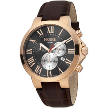 Ferre Milano Men&#39;s Classic Black Dial Watch - FM1G177L0031 - £117.96 GBP