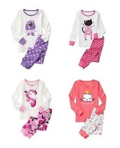 NWT Gymboree Baby Girls 12-18 18-24M Cat Skeleton PJs Pajamas Set  Sleepwear NWT - £12.86 GBP