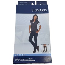 Sigvaris Essential 233 Cotton Women&#39;s Closed Toe Knee Highs 30-40 mmHg S... - £46.98 GBP