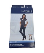 Sigvaris Essential 233 Cotton Women&#39;s Closed Toe Knee Highs 30-40 mmHg S... - $59.99