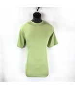 Log-in Uomo Dressy T-Shirt Mint Green for Men Crew Neck Ribbed Sizes S - M - £27.43 GBP