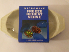 Microwave Freeze Reheat Serve dish NIP - £9.70 GBP