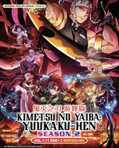 Demon Slayer Kimetsu No Yaiba Yuukaku-hen STAGIONE 2 (1-11Fine) +2Film... - £23.75 GBP