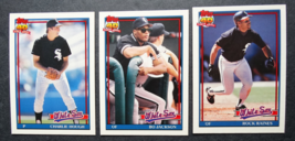 1991 Topps Traded Chicago White Sox Team Set of 3 Baseball Cards - £1.76 GBP