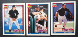 1991 Topps Traded Chicago White Sox Team Set of 3 Baseball Cards - £1.69 GBP