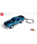 HTF KEYCHAIN 69/70 BLUE FORD MUSTANG BOSS 302 FASTBACK CUSTOM Ltd GREAT ... - £35.37 GBP