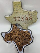 Cinnamon Roasted Cashews in a Texas Road Map Gift Tin - $30.00