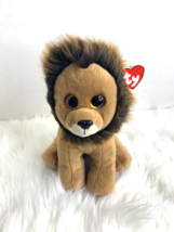 New Ty Classic Cecil Lion Medium 9 in Tall Brown Eyes Plush Stuffed Doll Animal - £9.38 GBP
