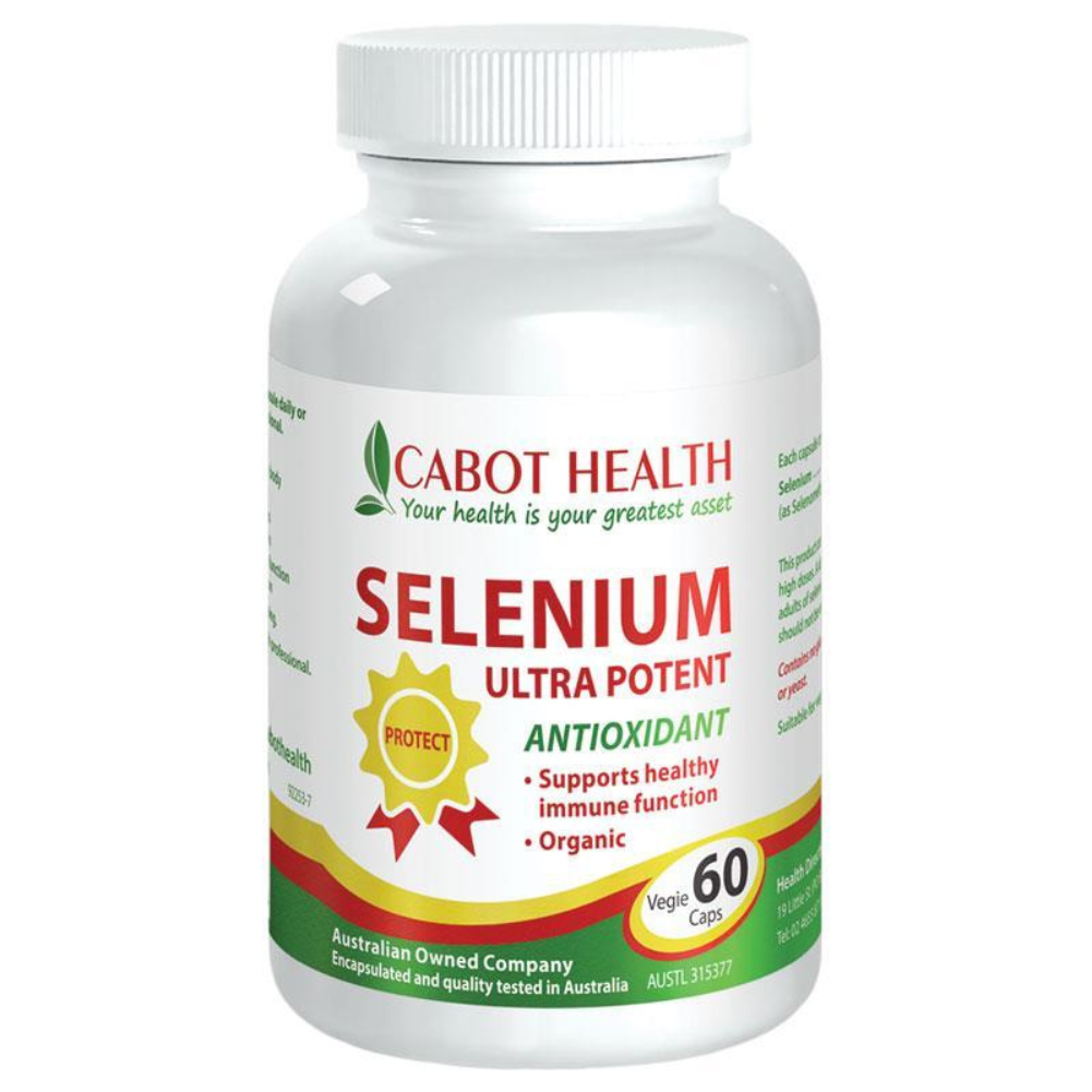 Cabot Health Selenium Ultra Potent 60 Capsules - Antioxidant Support - $97.98