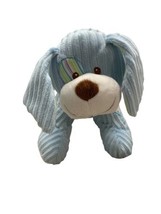 VGUC-10” Baby Ganz Corduroy Cuties Baby Blue Puppy Rattle Plush - $18.05