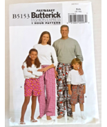 Butterick Pattern B5153 Boys Girls 3-16 Elastic Waist Pants &amp; Shorts EZ ... - £3.89 GBP
