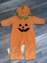 Jack o Lantern 12 Month Outfit Costume w Hood Warm Halloween - $14.80