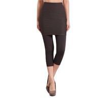 M. Rena Women&#39;s High Waistband Seamless Legging with Ribbed Skirt. One Size - $42.00+