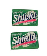 Vintage Refreshing Shield Deodorant Bar Soap 5 Oz 1991 Lot Of 2 New Old ... - €16,23 EUR