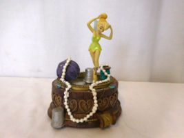 Disney Tinker Bell Music Box Plays &quot; You Can Fly &quot;  Works Rare - $64.37