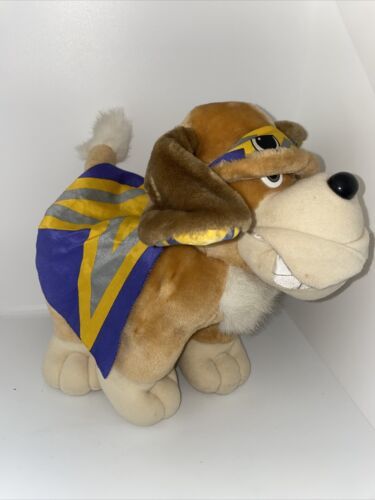 Vintage 1991 Tonka Pooch Patrol Puppy Dog Plush Stuffed Animal Toy w/ Cape 90s - $11.83