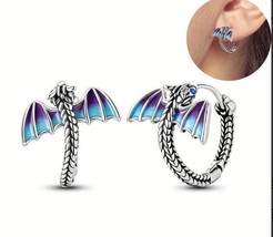 Dragon huggie hoops - $14.25