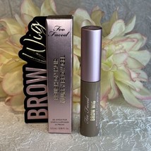 Too Faced Brow Wig Brush On Hair Fluffy Brow Gel - DIRTY BLONDE- NIB FS ... - $12.82