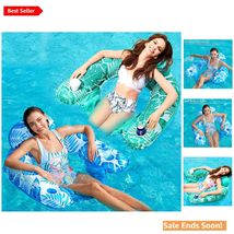 Stable Inflatable Pool Float Chairs for Adults - 2 Pack with Heavy Duty ... - $50.44