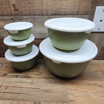 Vintage Blisscraft Of Hollywood Nesting Stacking Bowls With Lids - 10 Pi... - £33.33 GBP